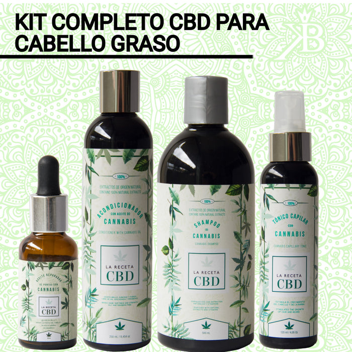 Kit Completo CBD Para Cabello Seco